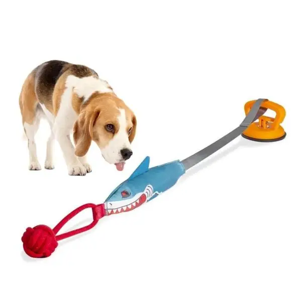 Shark Dog Ball for Aggressive Chewers