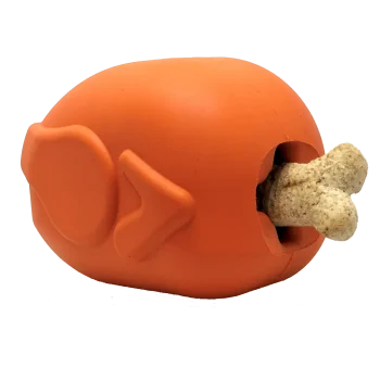 Roasted Turkey Dog Chew Toy & Treat Dispenser