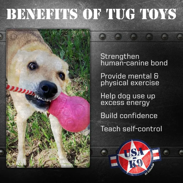USA-K9 Skull Dog Chew Toy and Treat Dispenser