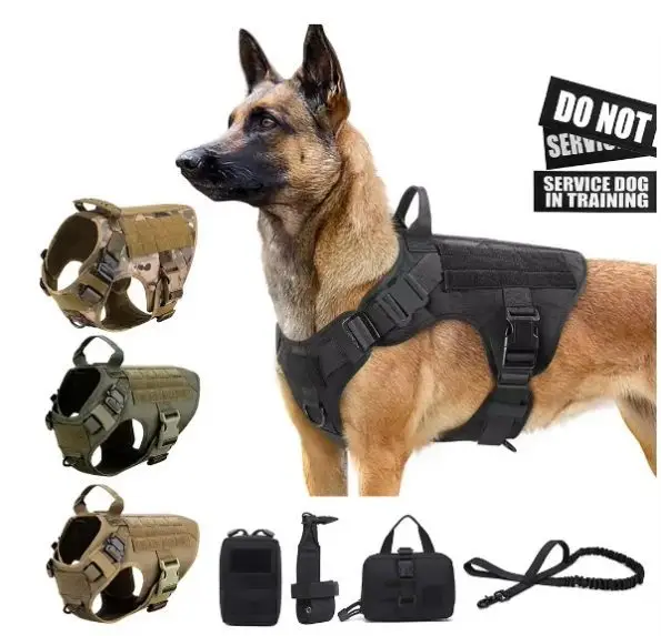 Luxury Durable Dog Harness with Leash Set – Durable Nylon Camouflage, Comfortable & Stylish Pet Harness | 50% OFF Today