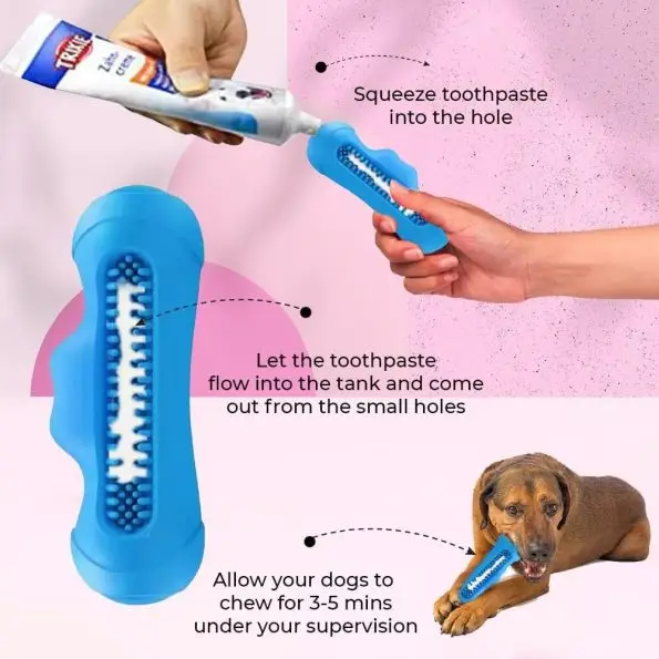 Rubber Crazy Monster Squeaky Dog Toy | Non-Toxic Durable Chew Toy for Aggressive Chewers | 50% OFF Today