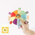 Plush Dog Flying Disc Toy