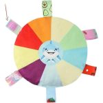 Plush Dog Flying Disc Toy