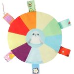 Plush Dog Flying Disc Toy