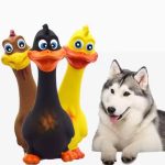 Latex Screaming Chicken Dog Toys (3-Packs) – Eco-Friendly TPR Squeaky Interactive Chew Toys for Dogs | 50% OFF Today