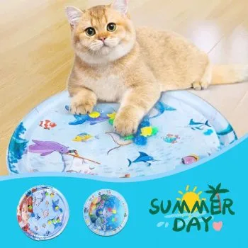 Summer Cooling Pet Water Bed | Cushion Ice Pad Dog Sleeping Square Mat