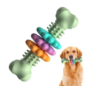 Indestructible TPR Bone Chewing Bite Resistant Teething dog Toy